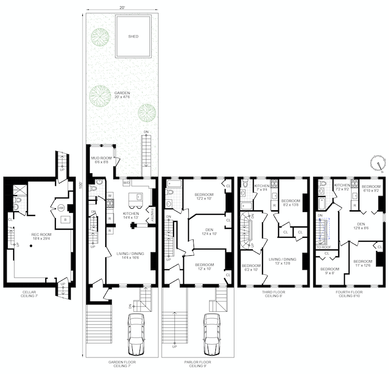 Floorplan for 266 10th Street
