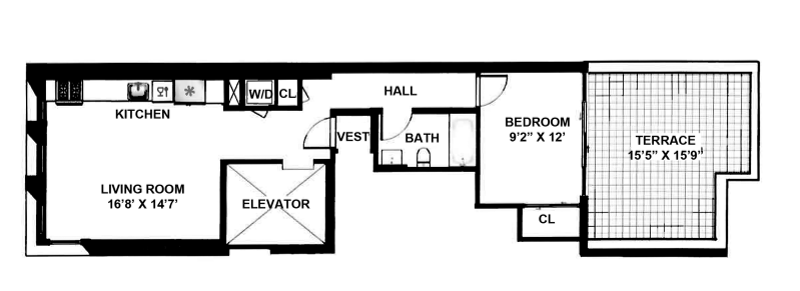 Floorplan for 57 East 130th Street, 6