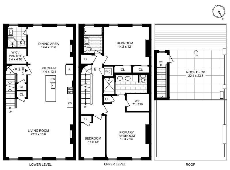 Floorplan for 216 Dean Street, 2