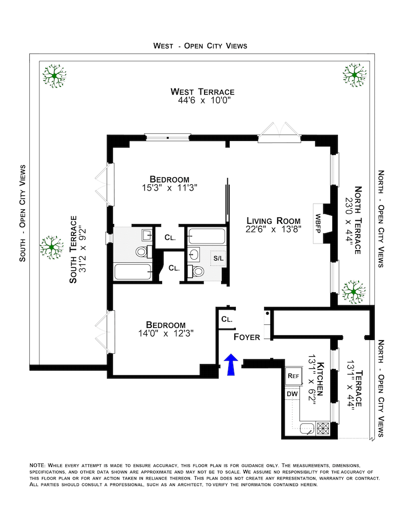 Floorplan for 21 East 10th Street, PHW