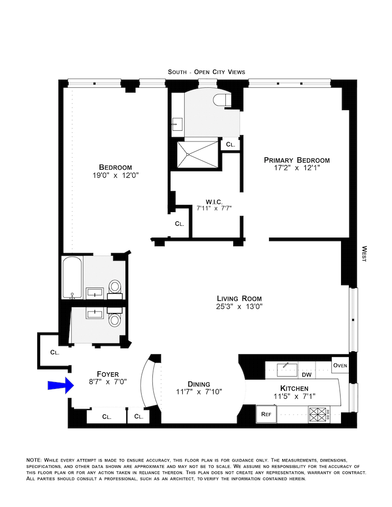 Floorplan for 420 East 51st Street, 14E