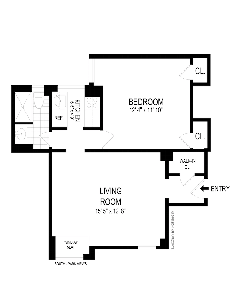 Floorplan for 333 East 43rd Street, 711