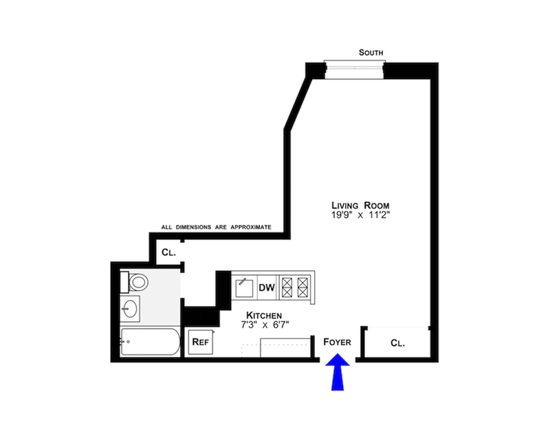 Floorplan for 720 Greenwich Street, 5L