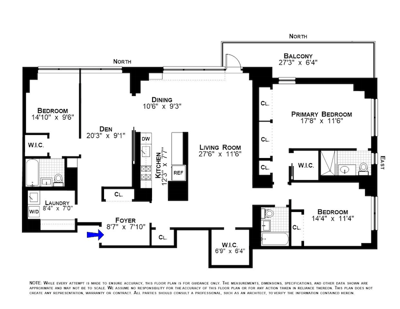 Floorplan for 150 West End Avenue, 3KL