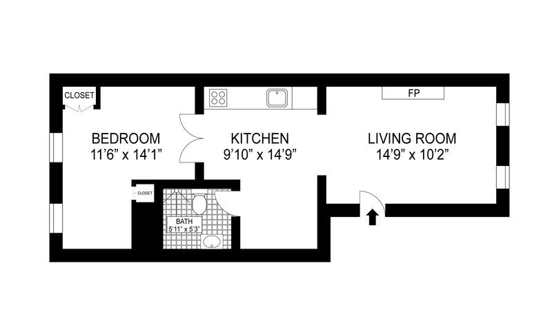 Floorplan for 1214 Eighth Avenue, 1