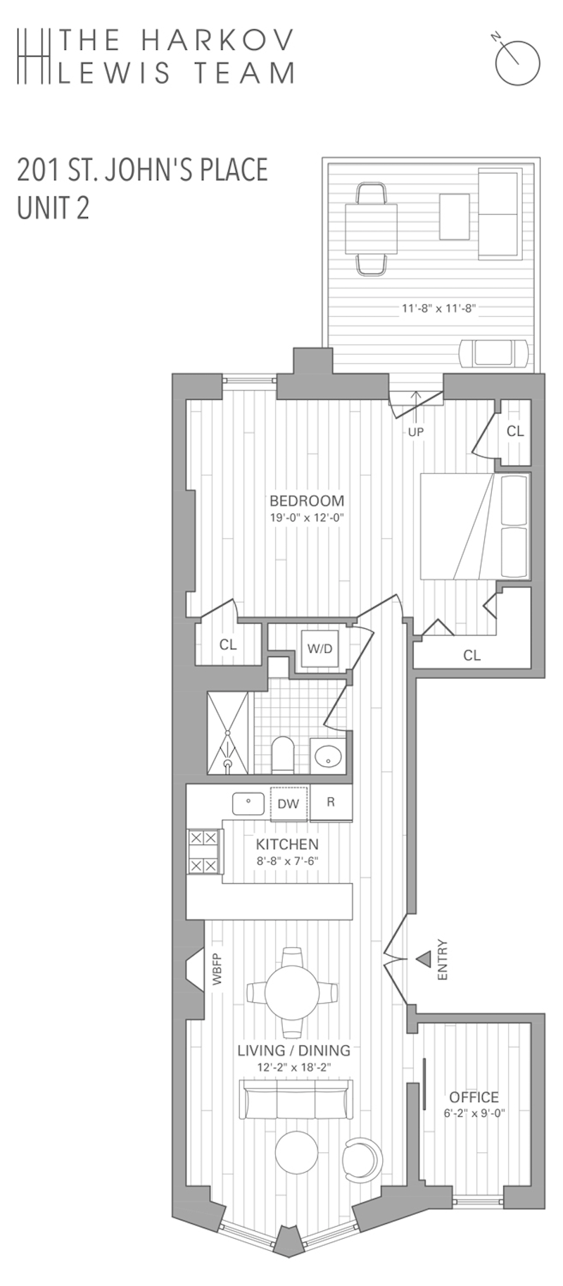 Floorplan for 201 Saint Johns Place, 2