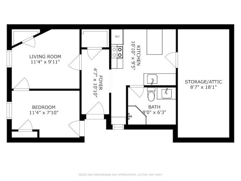 Floorplan for 430 47th St, 3