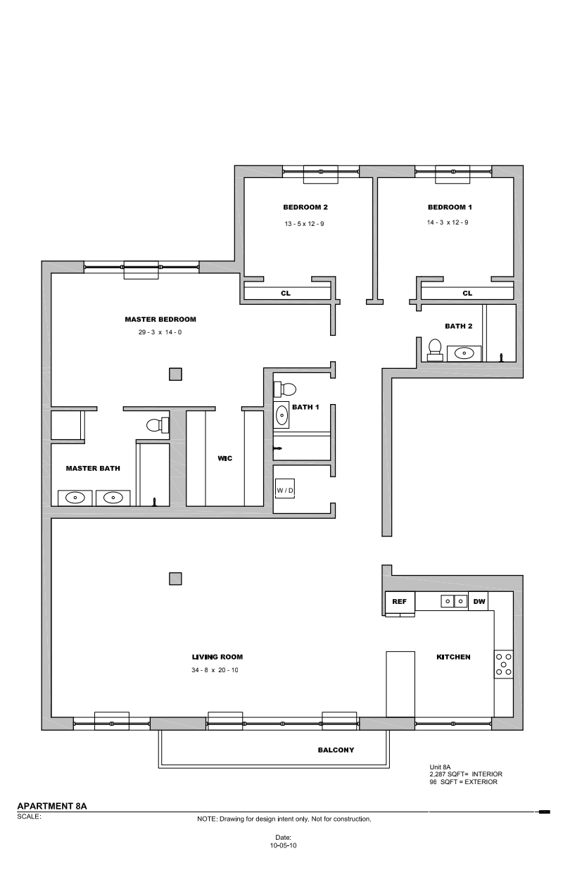 Floorplan for 5-43 48th Ave, 8A