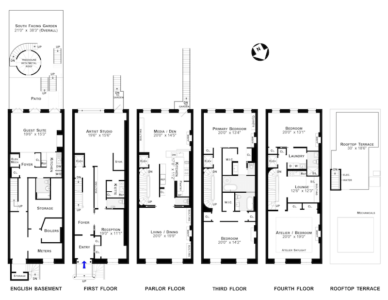 Floorplan for 50 West 12th Street