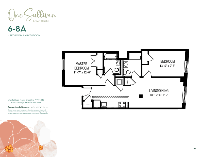 Floorplan for 1 Sullivan Place, 6A