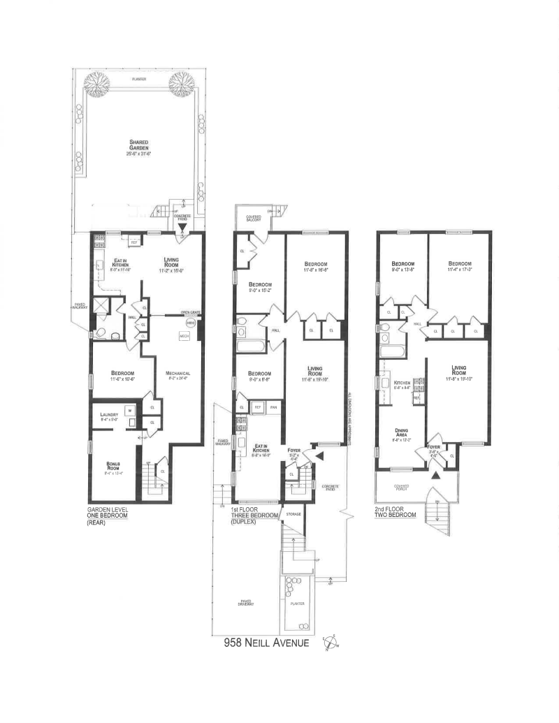 Floorplan for 958 Neill Avenue
