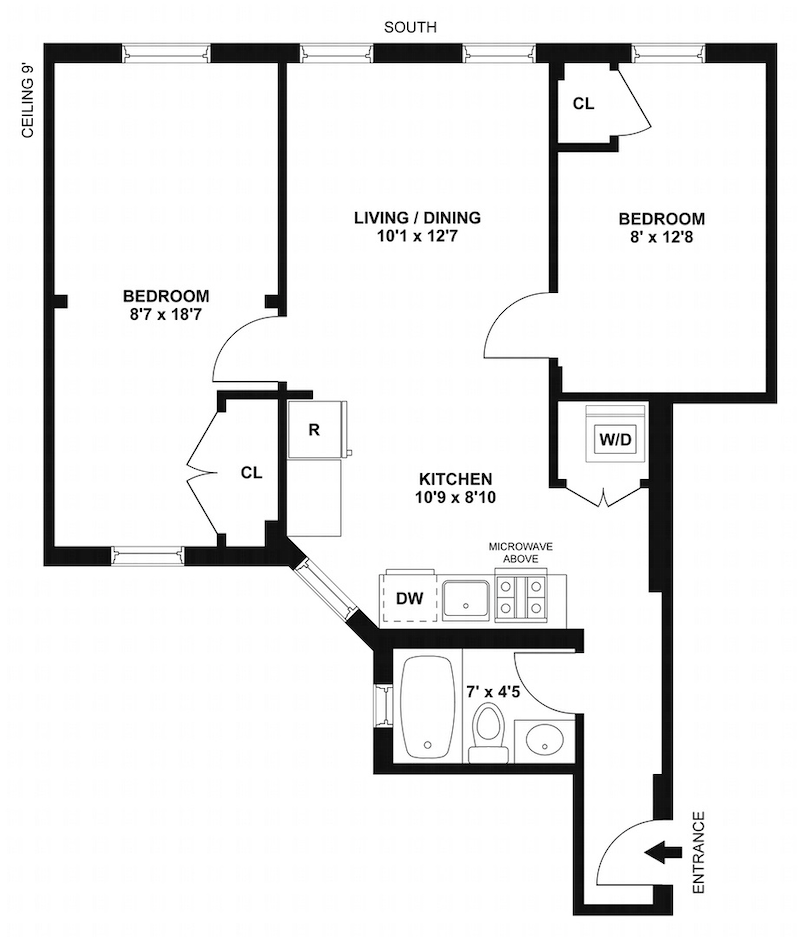 Floorplan for 199 Prince Street, 10