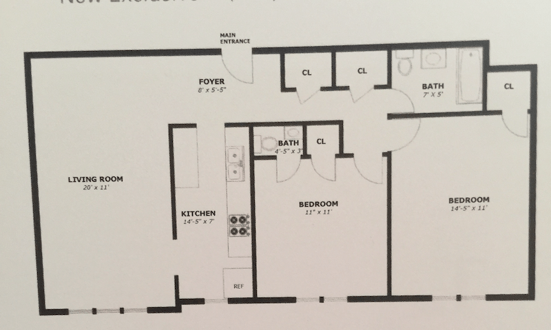 Floorplan for 3103 Fairfield Avenue, 9C