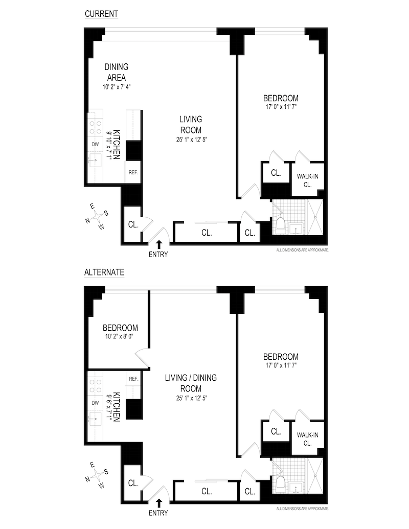 Floorplan for 185 West End Avenue, 4H