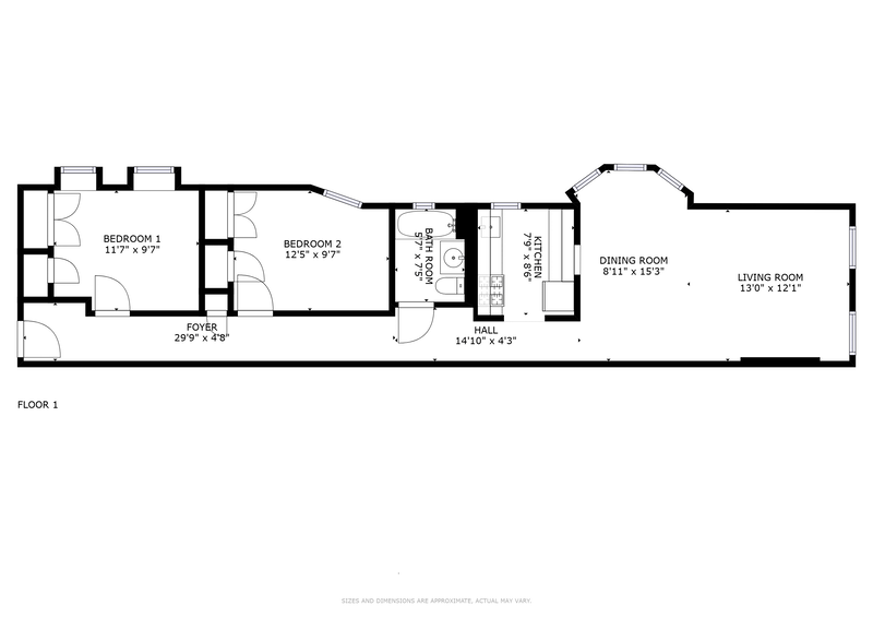 Floorplan for 133 West 140th Street, 35