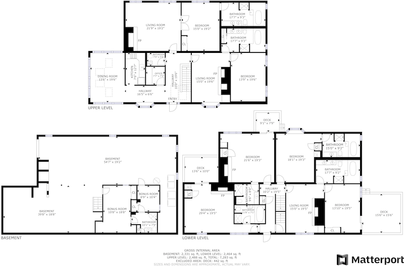 Floorplan for 439 Lake Drive