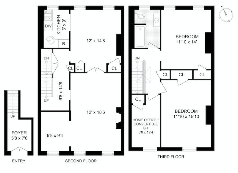 Floorplan for 21-51 45th Road, 2