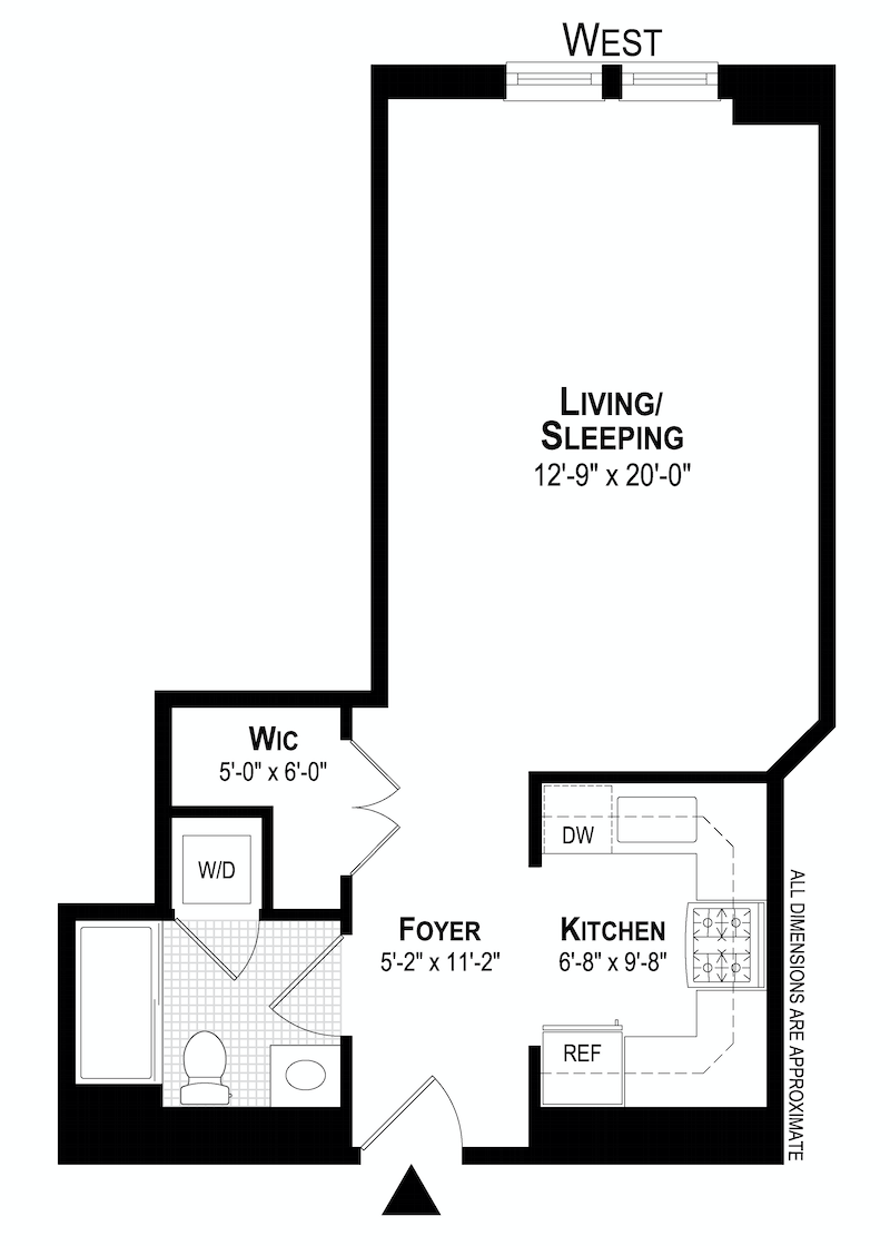 Floorplan for 2098 Frederick Douglass, 3K