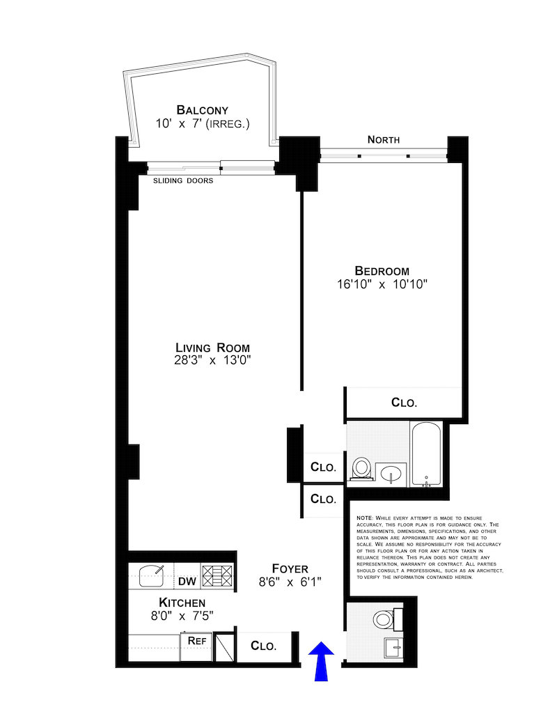 Floorplan for 111 East 85th Street, 7A