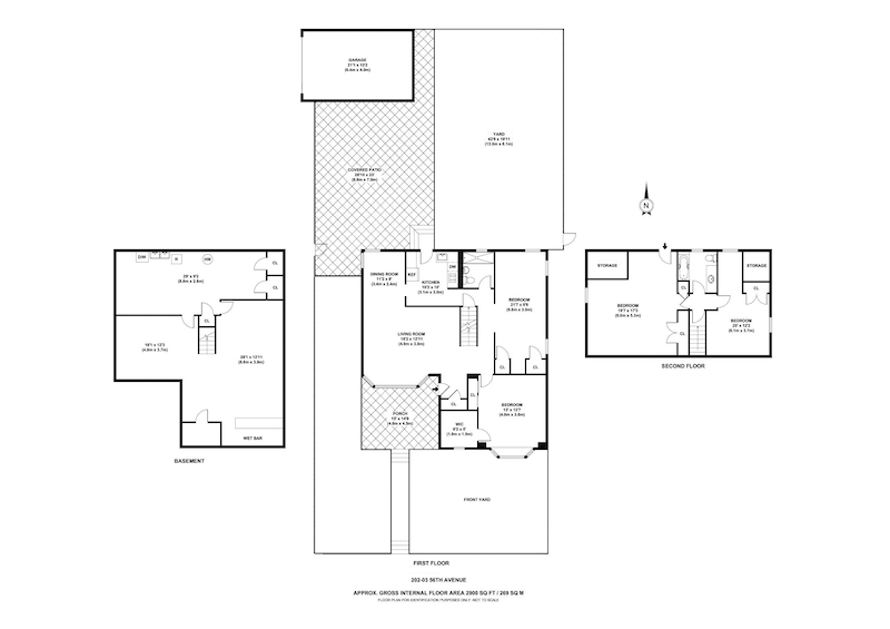 Floorplan for 202 -03 56th Avenue