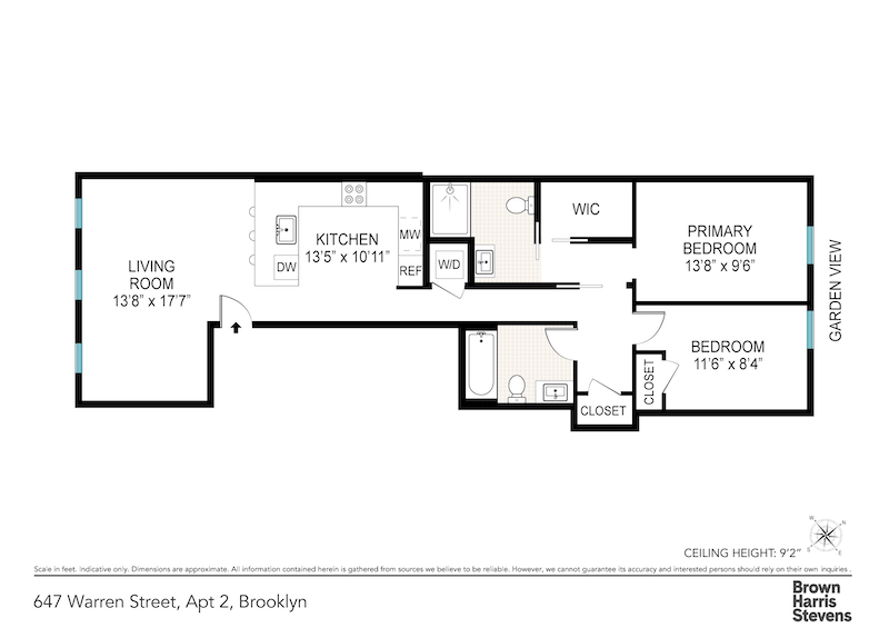 Floorplan for 647 Warren Street, 2