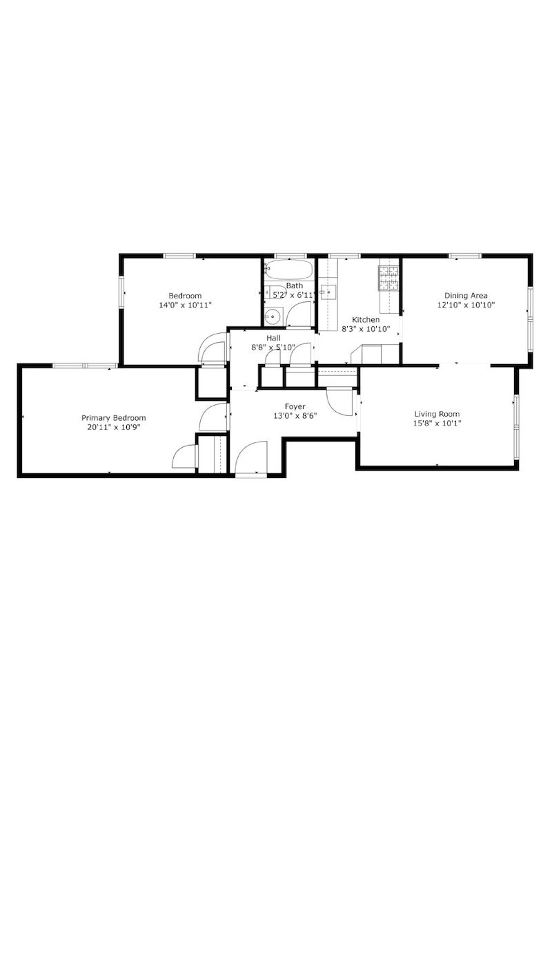 Floorplan for 16 Forest Street, 102