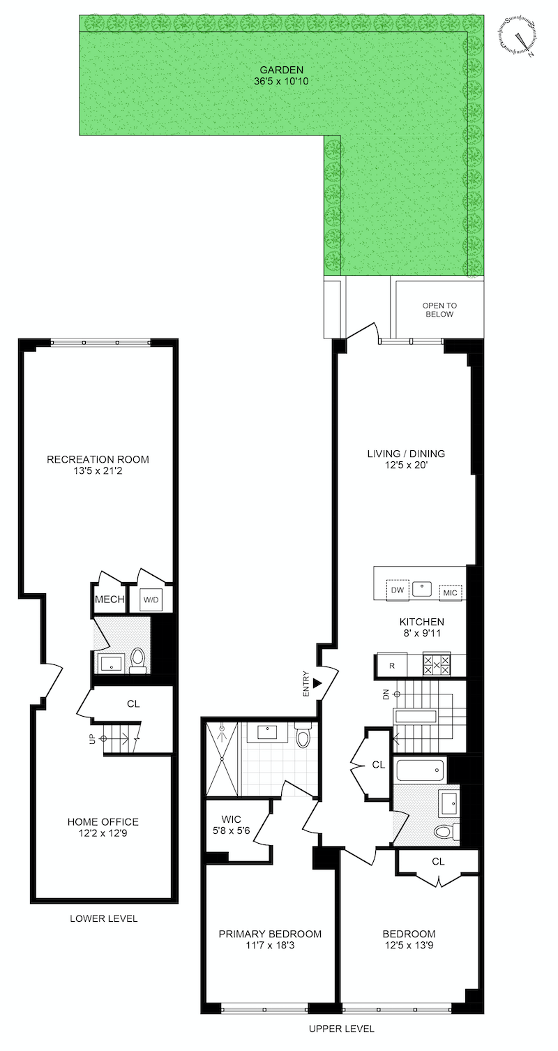 Floorplan for 310 West 113th Street, 101