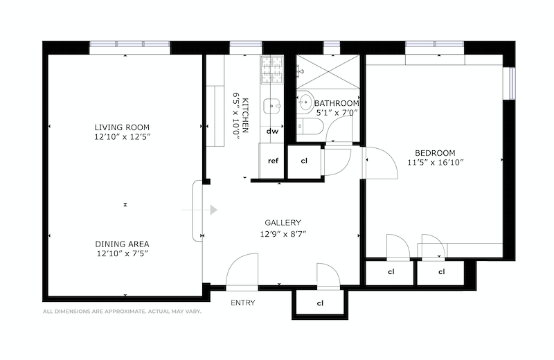 Floorplan for 112-50 78th Avenue, 6H