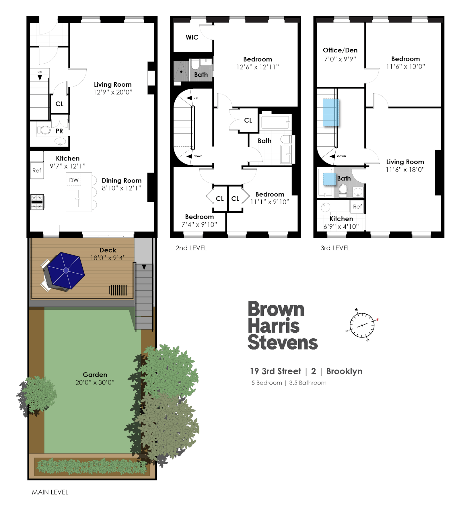 Floorplan for 19 3rd Street, 2