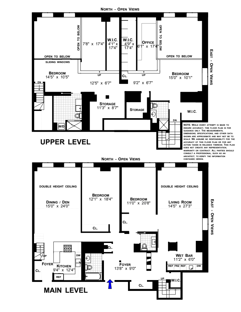 Floorplan for 135 West 70th Street, 7CD