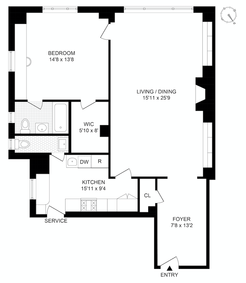 Floorplan for 40 -50 East 10th Street