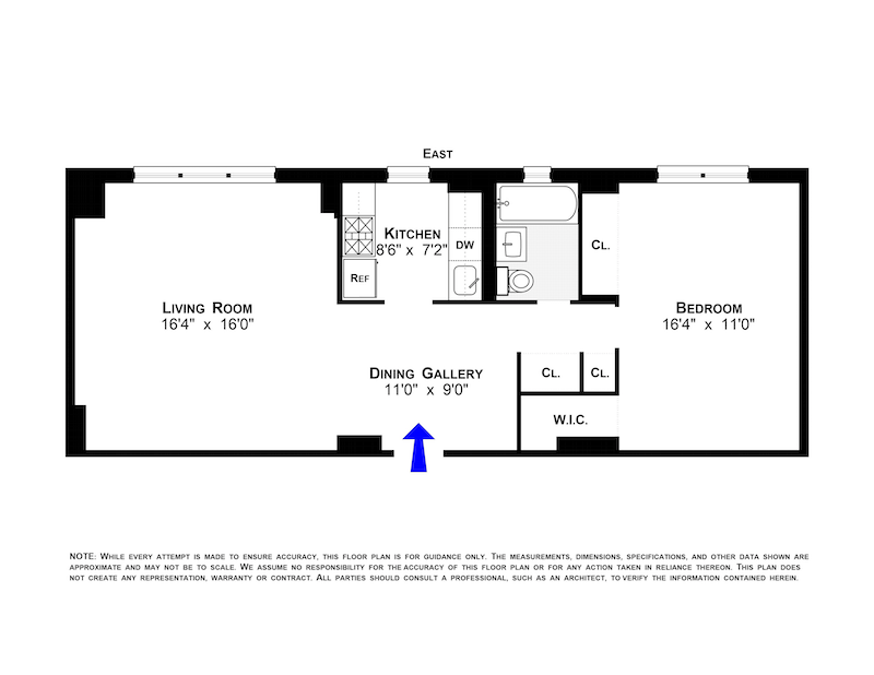 Floorplan for 201 East 28th Street, 5R