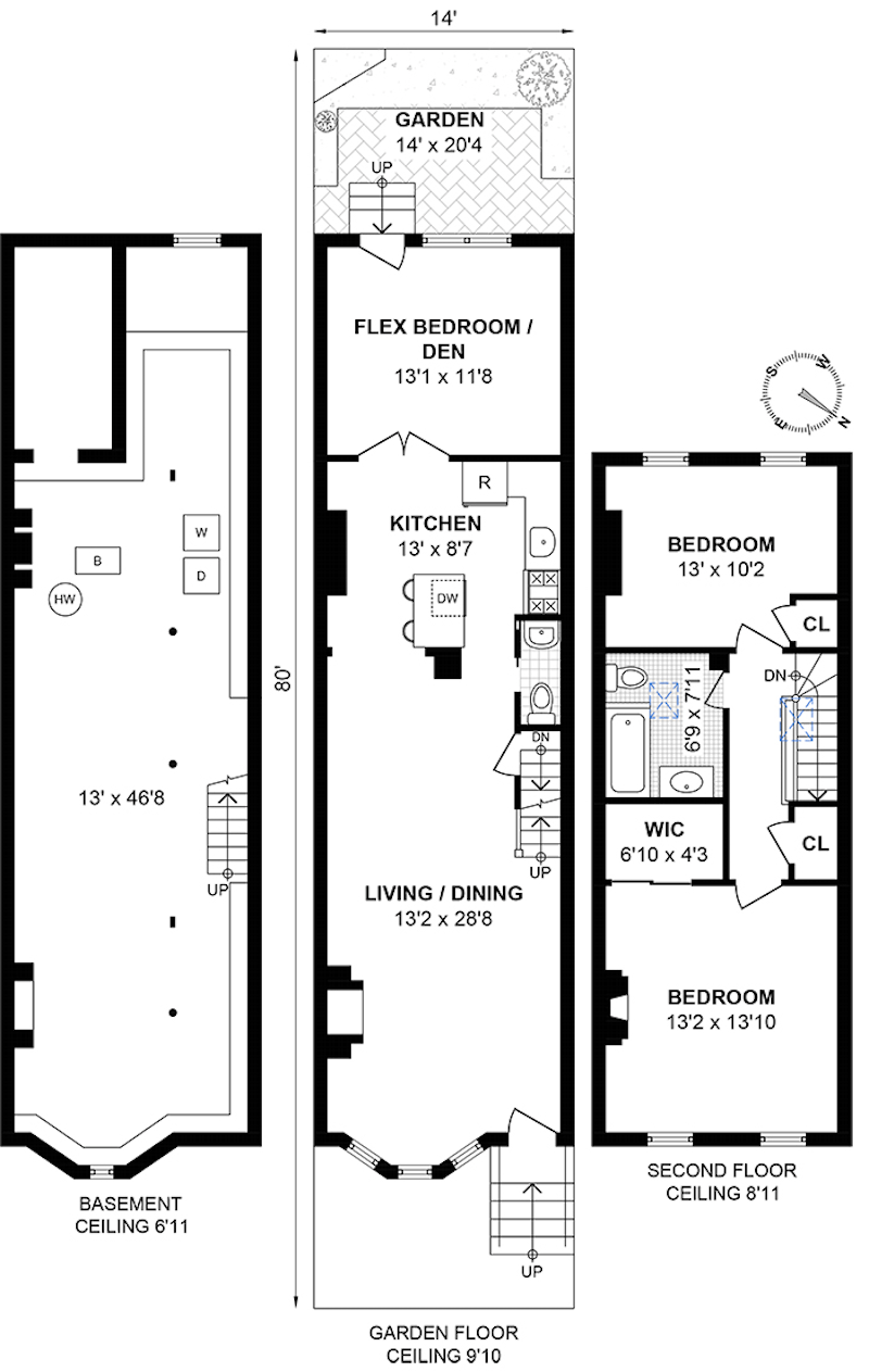 Floorplan for 19 Temple Court