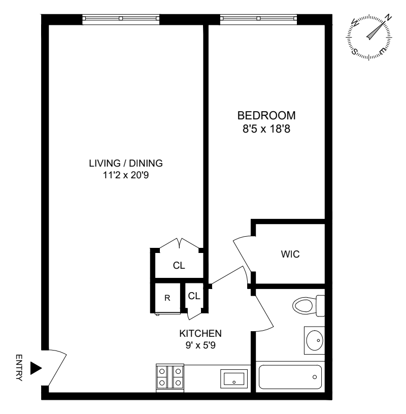 Floorplan for 22 Irving Place