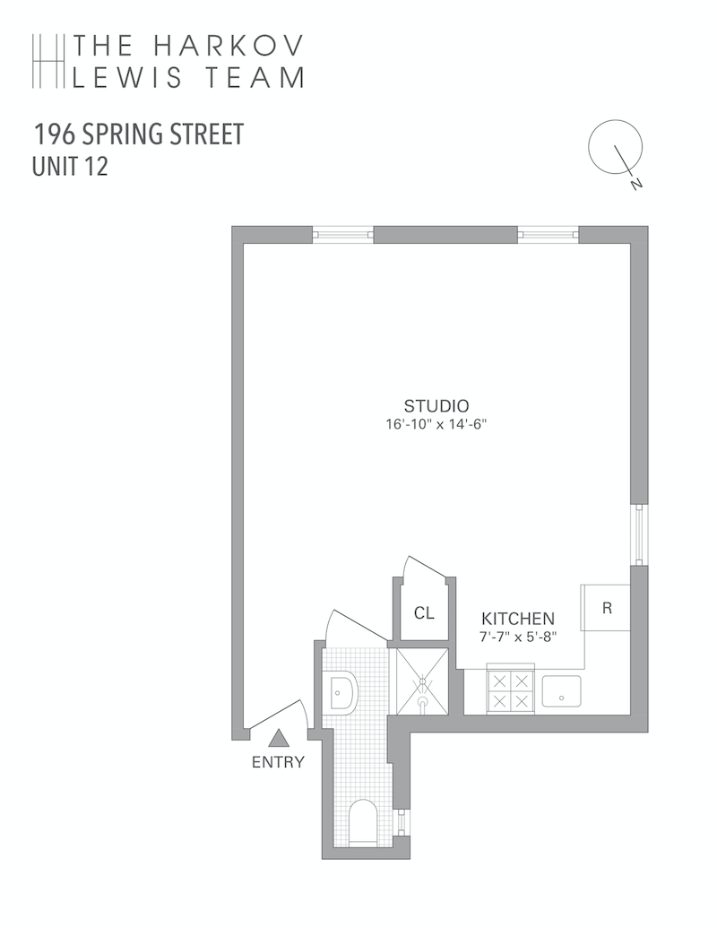 Floorplan for 196 Spring Street, 12