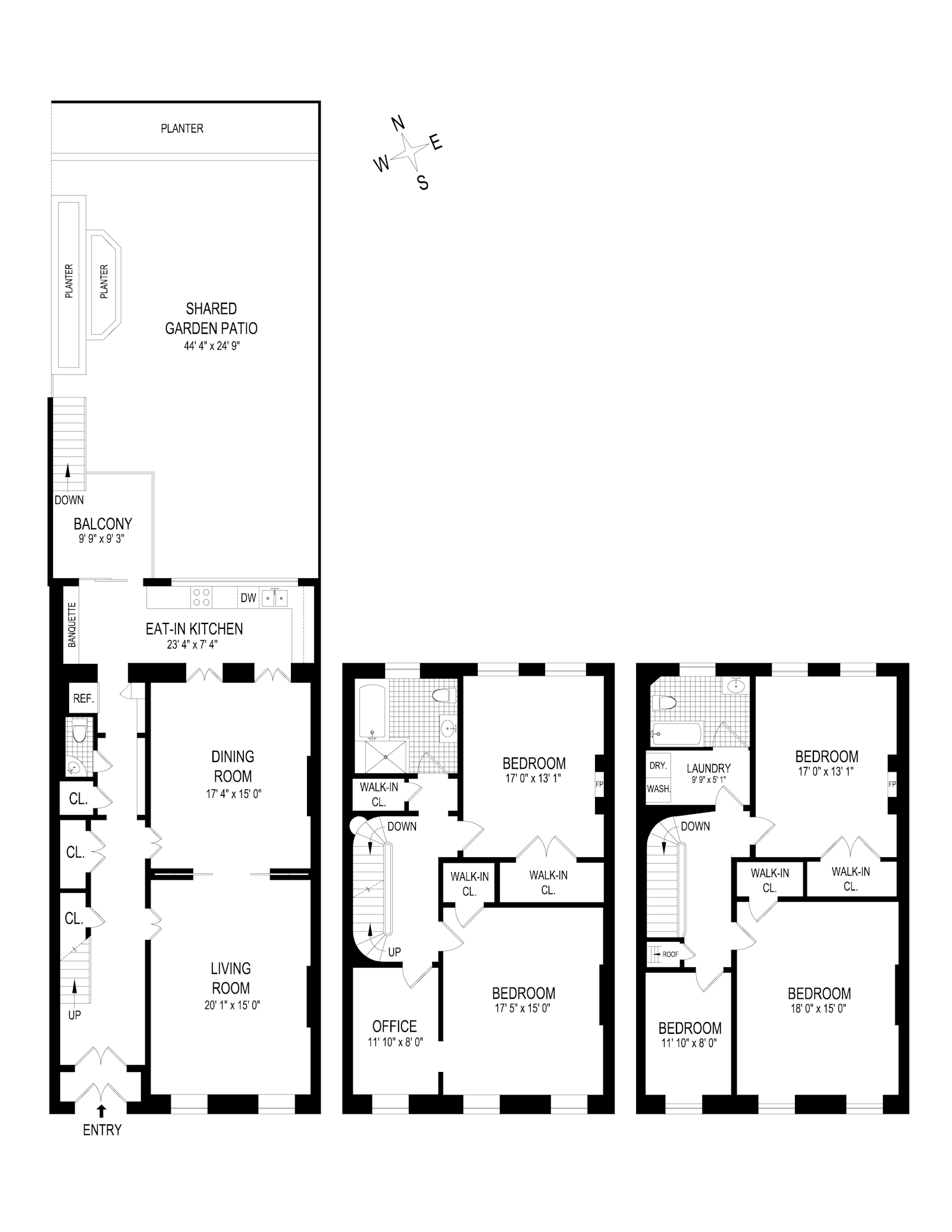 Floorplan for 219 Congress Street, 2