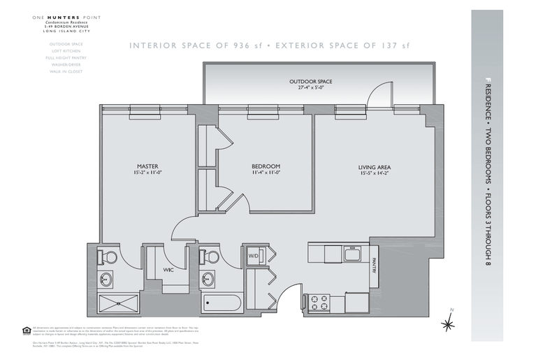 Floorplan for 5-49 Borden Avenue, 4F