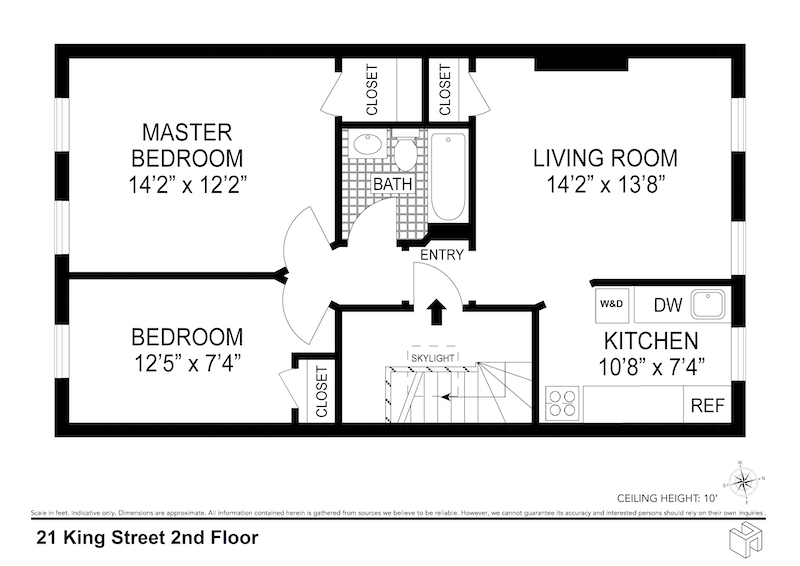 Floorplan for 21 King Street, 2
