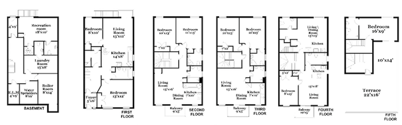 Floorplan for 211 West 252nd Street