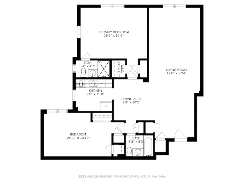 Floorplan for 72-10 112th Street, 3G