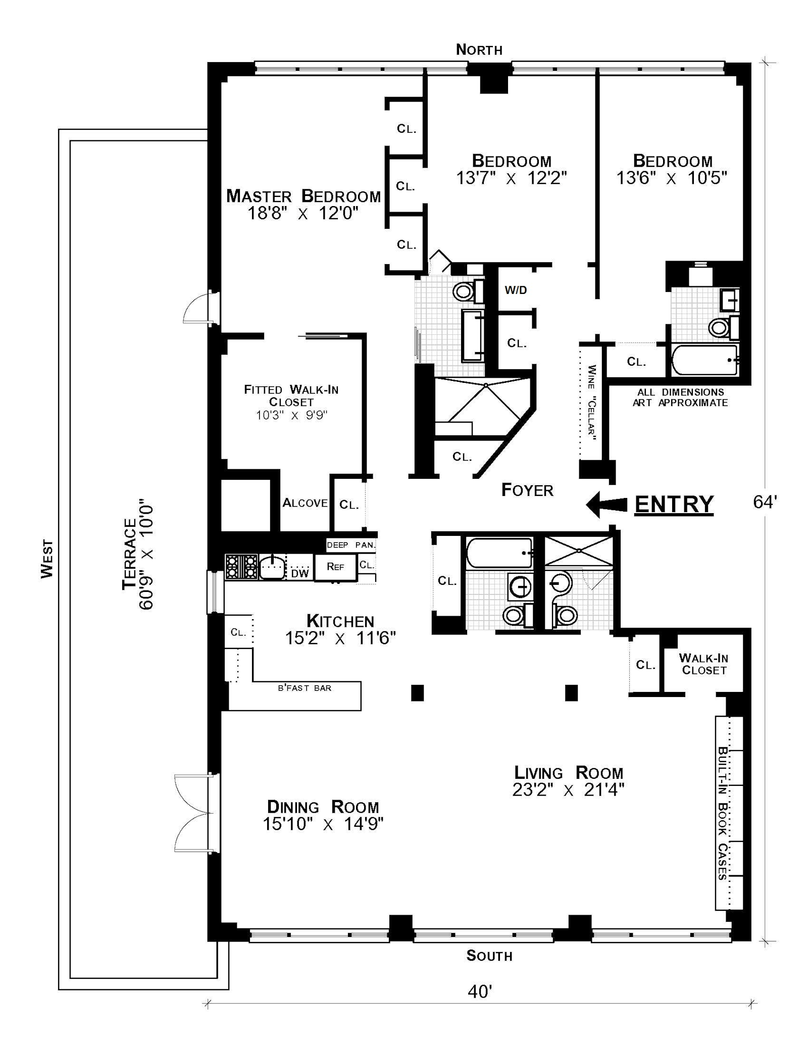 Floorplan for 209 East 56th Street, 11PQR