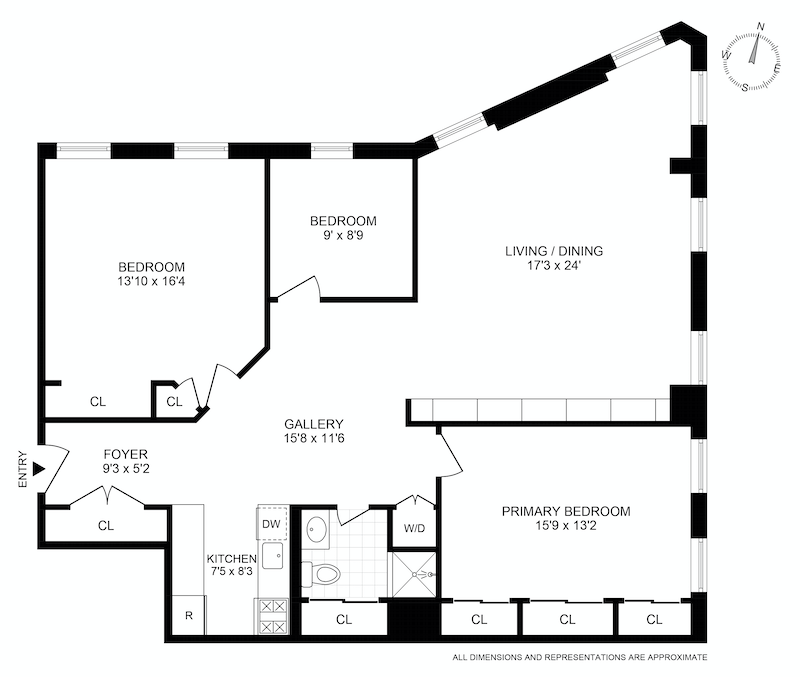 Floorplan for 11 Sterling Place, 4A