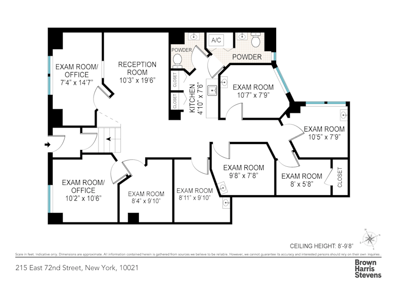 Floorplan for 215 East 72nd Street, OFFICE/W