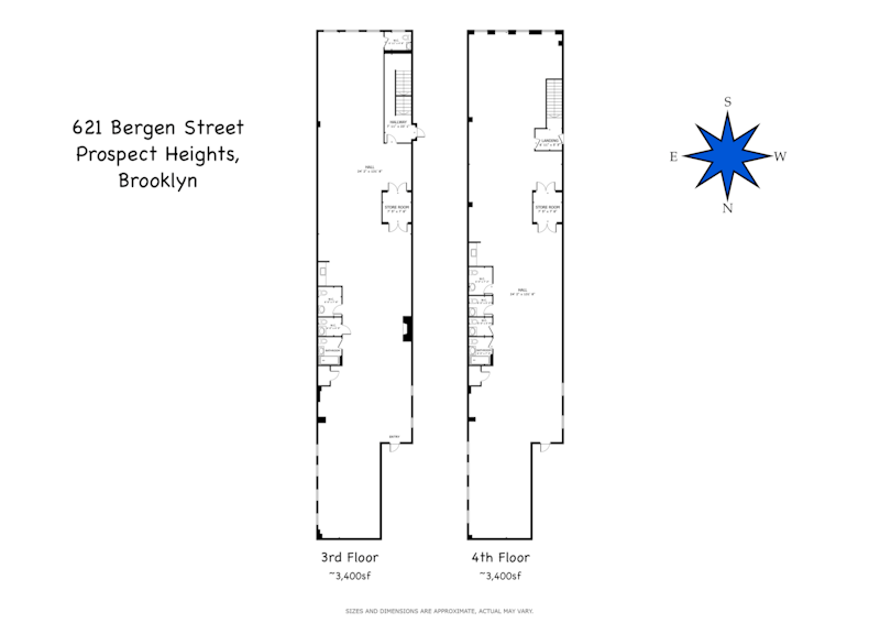 Floorplan for 621 Bergen Street, 3