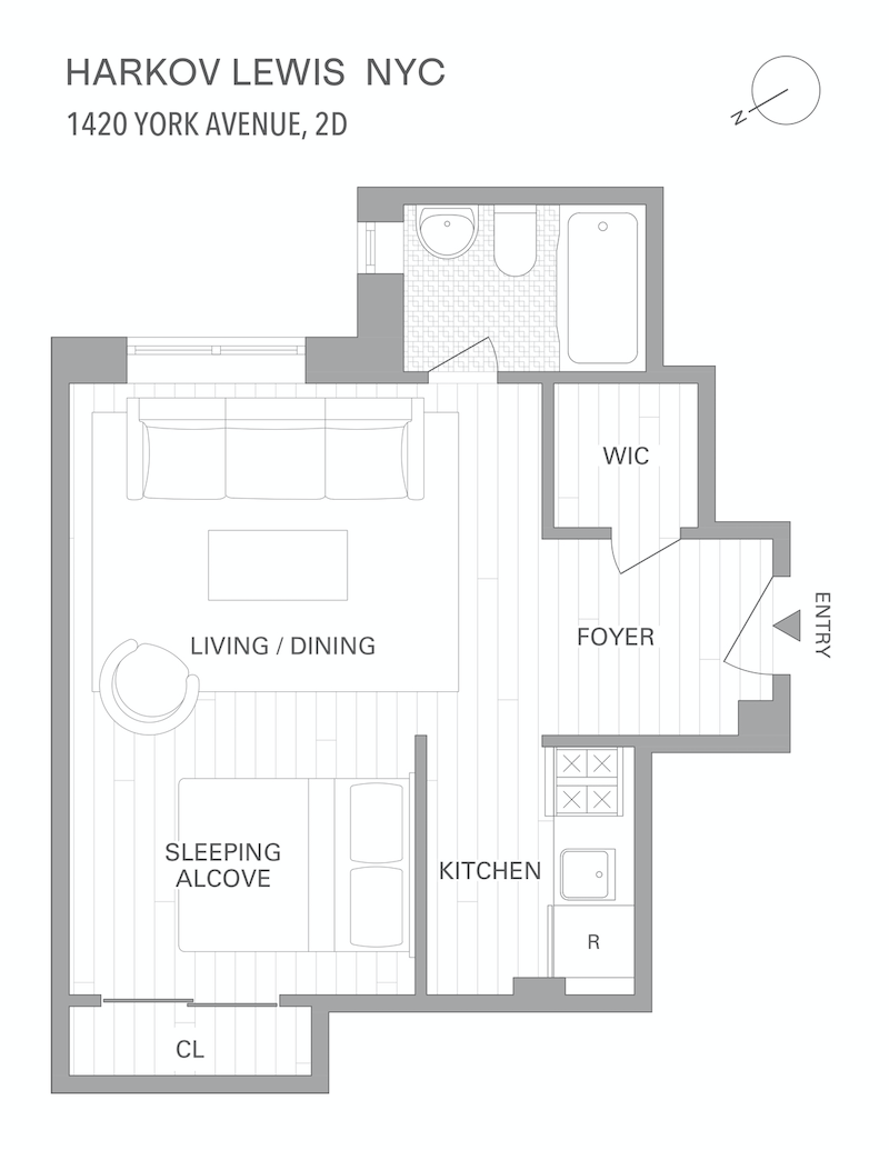 Floorplan for 1420 York Avenue