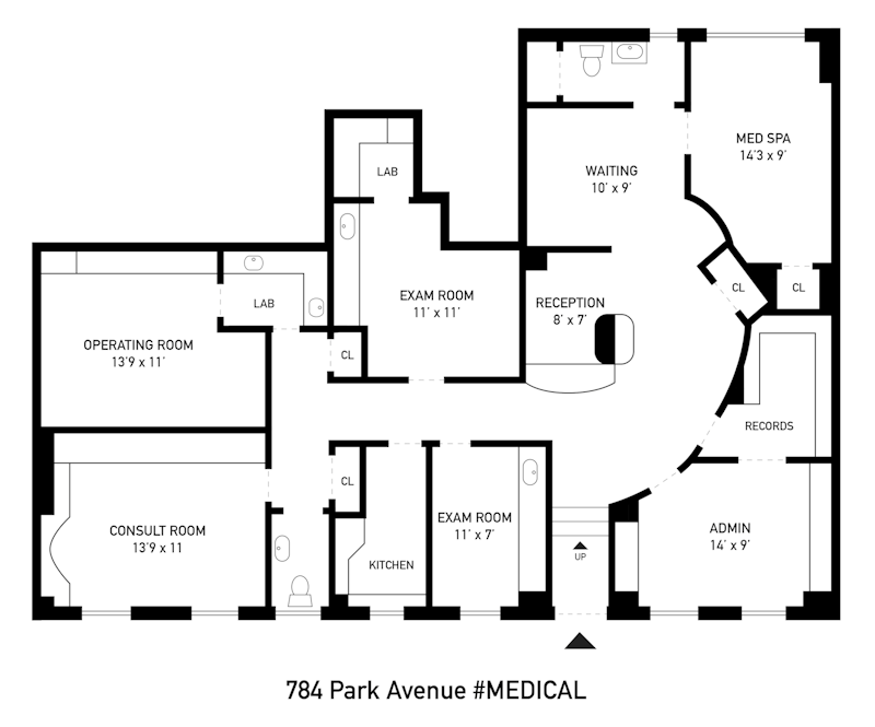 Floorplan for 784 Park Avenue, MEDICAL