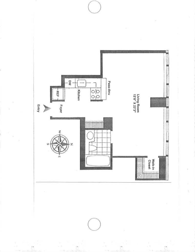 Floorplan for 300 East 93rd Street, 6C