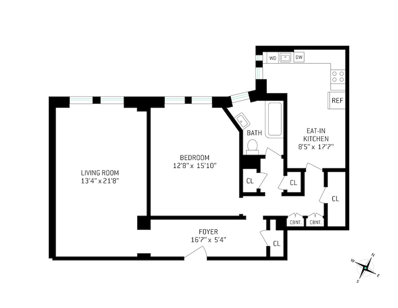 Floorplan for 790 Riverside Drive, 1F