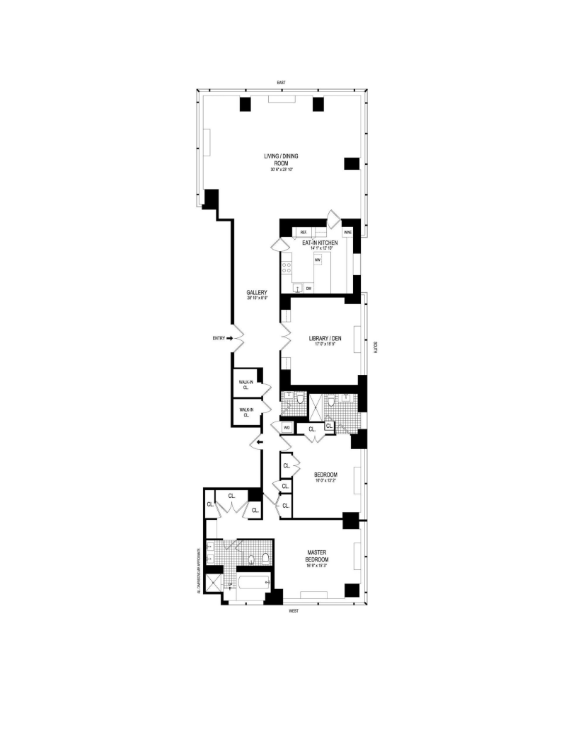 Floorplan for 500 Park Avenue, 38A