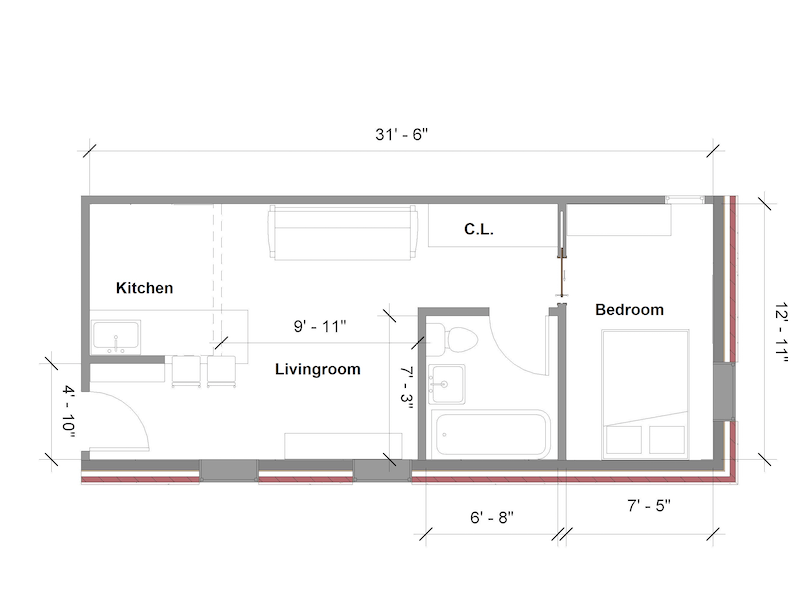 Floorplan for 11 St Nicholas Avenue, 1A